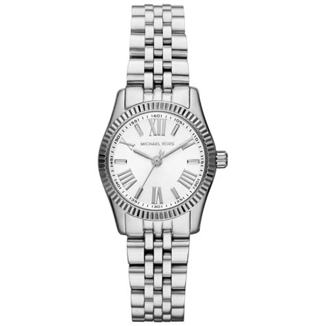 michael kors 3228|Michael Kors MK3228 Ladies Silver Petite Lexington .